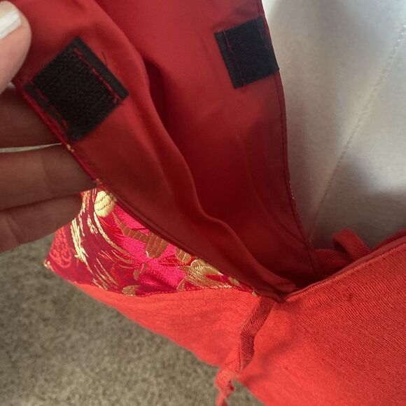 Cross body brocade fabric beautiful Asian inspired handbag - Picture 6 of 12